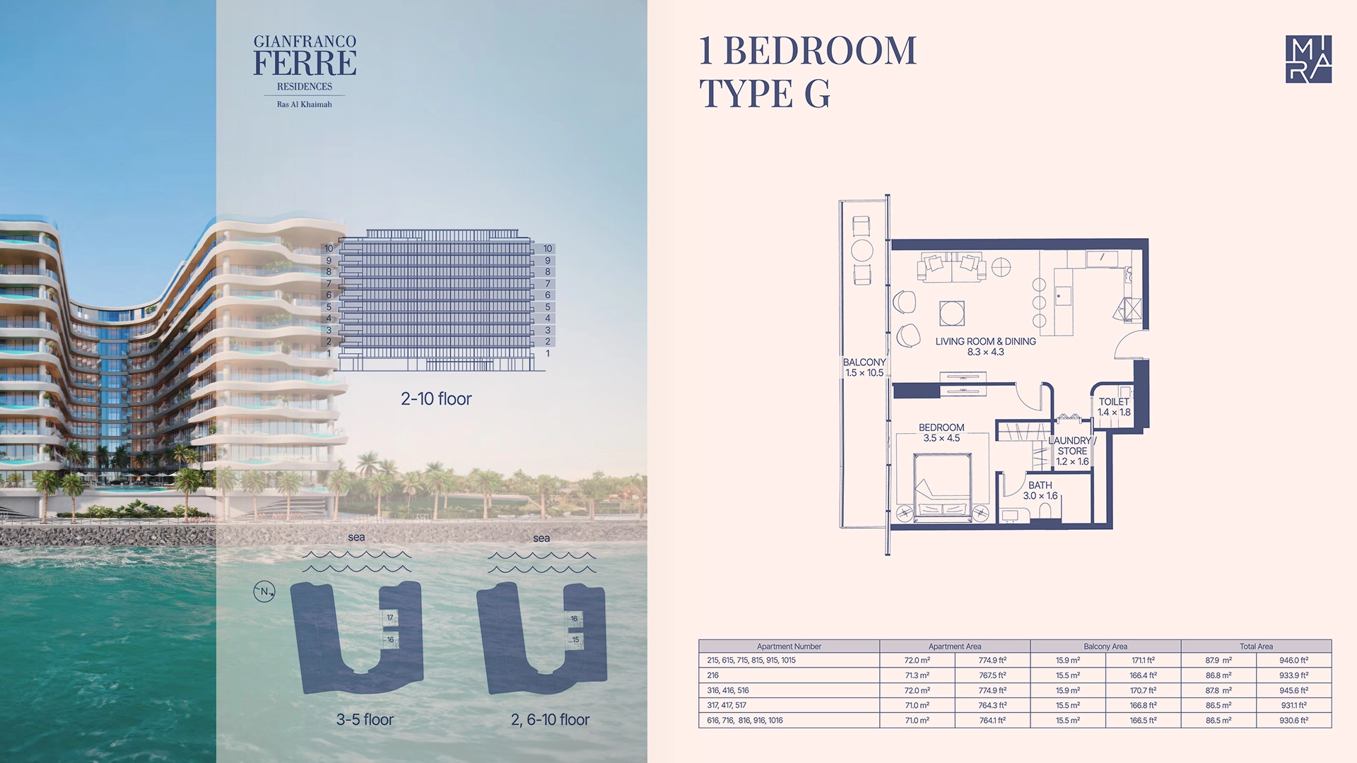 1 BR - Type A